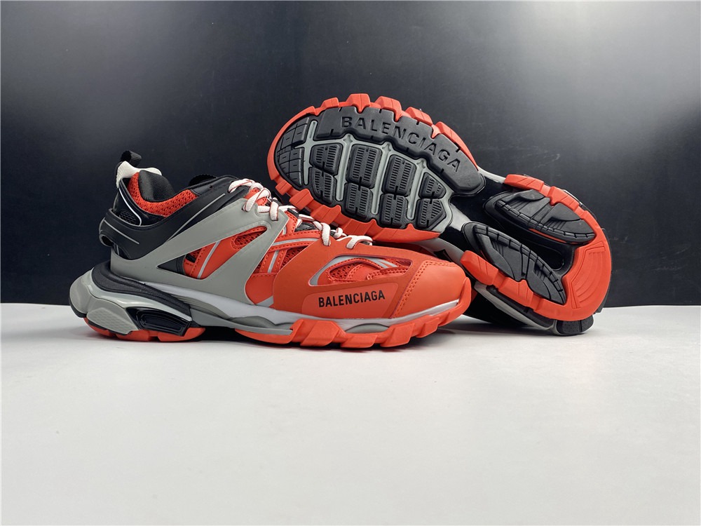 BLG Track Trainers Red Grey